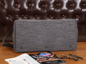 Men's Carpet Bag<br>Grey