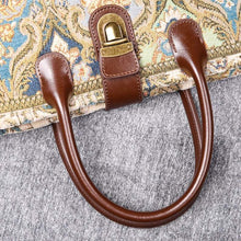 Load image into Gallery viewer, Mini Carpet Tote&lt;br&gt;Golden Age Blue
