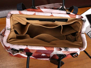 Men's Carpet Bag<br>Geometric Coral