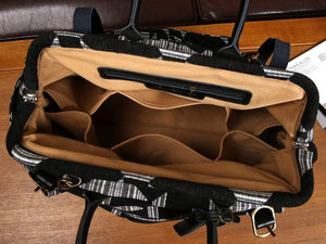 Men's Carpet Bag<br>Geometric Grey