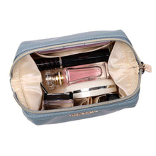 Load image into Gallery viewer, Makeup Bag&lt;br&gt;Pearl Blue
