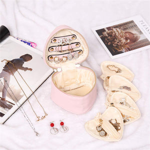 Heart Jewelry Case<br>Jelly Pink