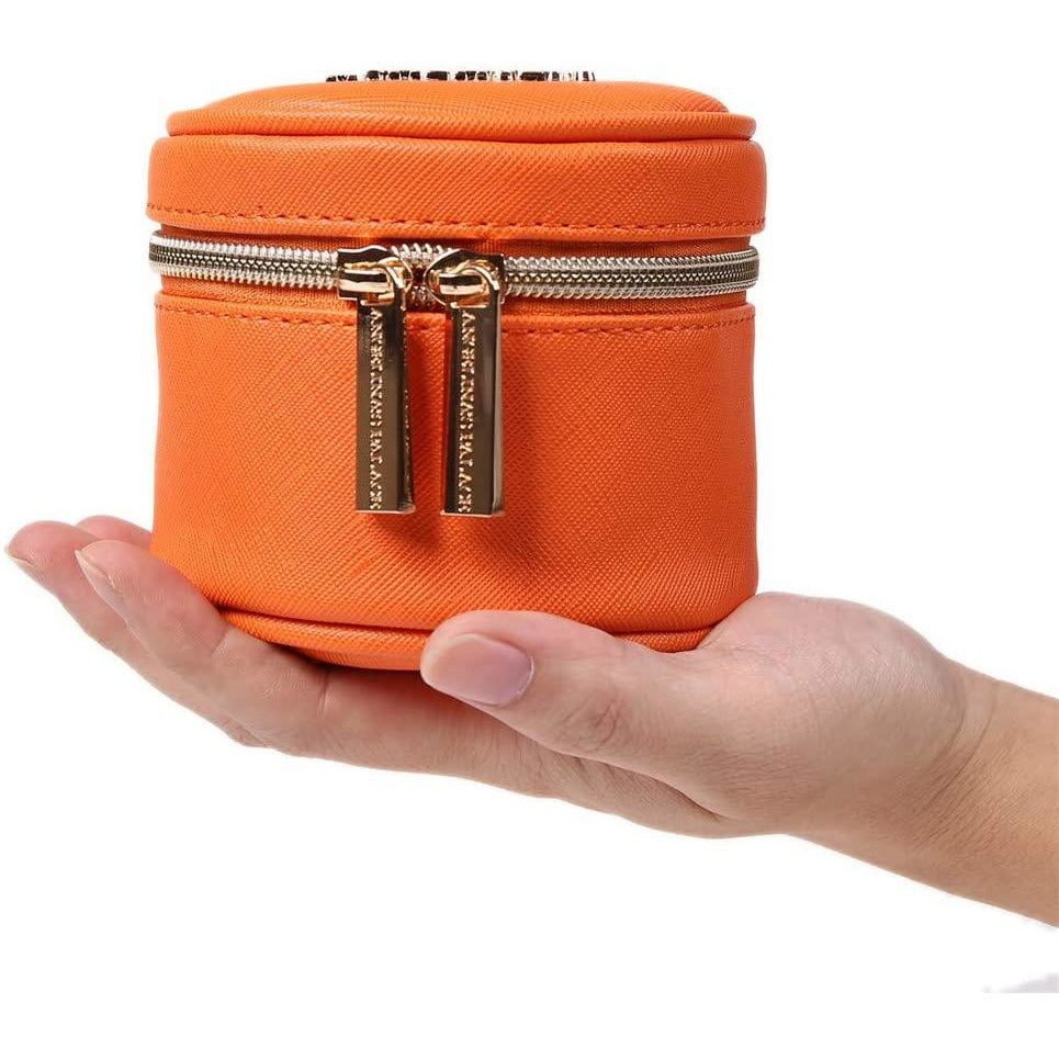 Round Jewelry Case Light Terracotta
