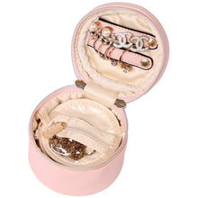 Load image into Gallery viewer, Round Jewelry Case&lt;br&gt;Soft Pink
