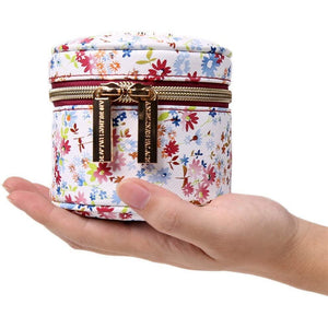 Round Jewelry Case<br>Blossom Wine
