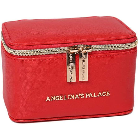 Jewelry Organizer Case Bright Red