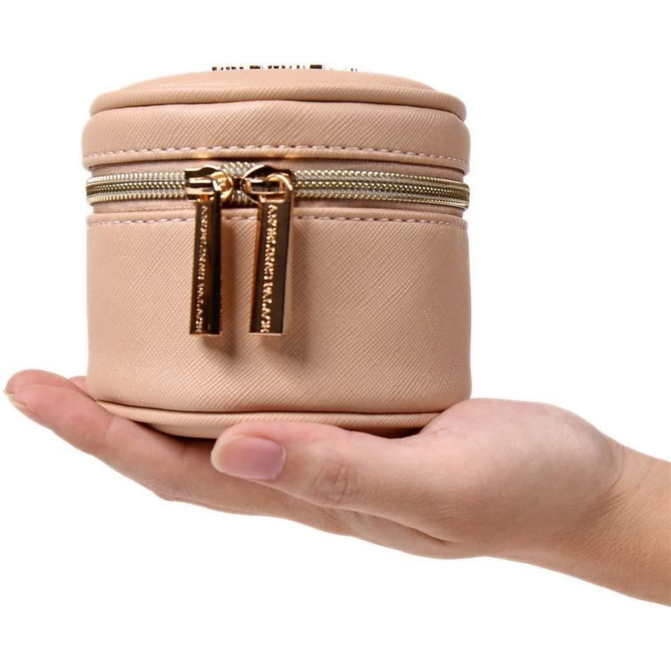 Round Jewelry Case<br>Light Fawn