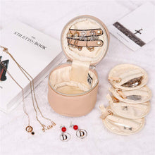 Load image into Gallery viewer, Round Jewelry Case&lt;br&gt;Light Fawn
