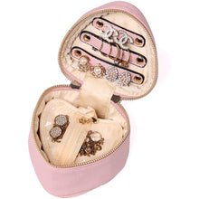 Load image into Gallery viewer, Heart Jewelry Case&lt;br&gt;Jelly Pink
