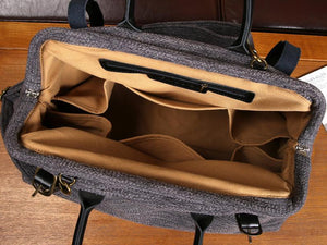 Men's Carpet Bag<br>Grey