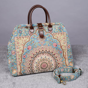 Mary Poppins Carpet Bag<br>Oriental Blue