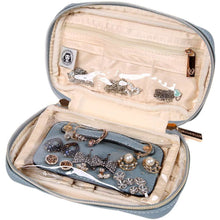 Load image into Gallery viewer, Jewelry Bag Small&lt;br&gt;Pearl Blue
