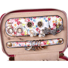 Load image into Gallery viewer, Jewelry Organizer Case&lt;br&gt;Blossom Wine
