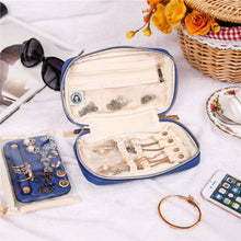 Load image into Gallery viewer, Jewelry Bag Small&lt;br&gt;Dark Chambray
