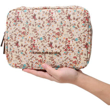 Load image into Gallery viewer, Jewelry Bag Large&lt;br&gt;Blossom Tan
