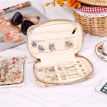 Load image into Gallery viewer, Jewelry Bag Small&lt;br&gt;Blossom Tan

