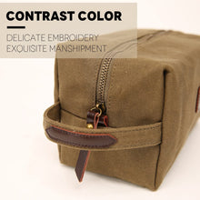 Load image into Gallery viewer, Angelina&#39;s Palace Hanging Cosmetic Bag Canvas Essentials Toiletry Organizer Makeup Bag
