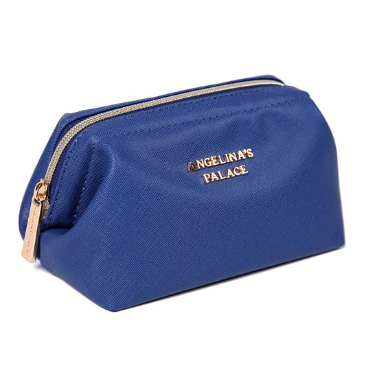 Makeup Bag Dark Chambray