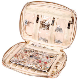 Jewelry Bag Large<br>Blossom Tan