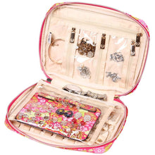 Load image into Gallery viewer, Jewelry Bag Large&lt;br&gt;Blossom Fuschia
