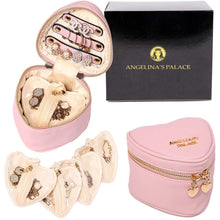 Load image into Gallery viewer, Heart Jewelry Case&lt;br&gt;Jelly Pink
