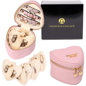 Heart Jewelry Case<br>Jelly Pink
