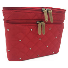 Load image into Gallery viewer, Kemi Makeup Case&lt;br&gt;Diamond Red
