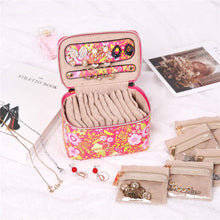 Load image into Gallery viewer, Jewelry Organizer Case&lt;br&gt;Blossom Fuschia
