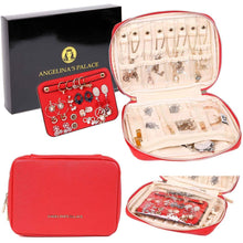 Load image into Gallery viewer, Jewelry Bag Large&lt;br&gt;Light Red
