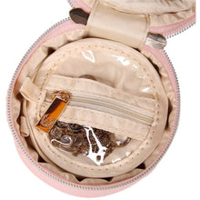 Load image into Gallery viewer, Round Jewelry Case&lt;br&gt;Soft Pink
