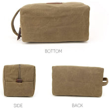 Load image into Gallery viewer, Angelina&#39;s Palace Hanging Cosmetic Bag Canvas Essentials Toiletry Organizer Makeup Bag
