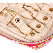 Load image into Gallery viewer, Jewelry Bag Small&lt;br&gt;Blossom Fuschia
