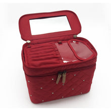 Load image into Gallery viewer, Kemi Makeup Case&lt;br&gt;Diamond Red
