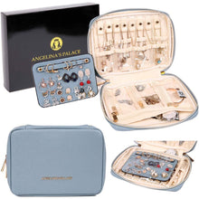 Load image into Gallery viewer, Jewelry Bag Large&lt;br&gt;Pearl Blue
