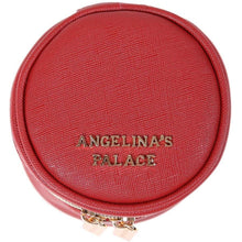 Load image into Gallery viewer, Round Jewelry Case&lt;br&gt;Brandy
