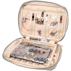 Jewelry Bag Large<br>Pearl Grey