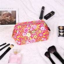 Load image into Gallery viewer, Makeup Bag&lt;br&gt;Blossom Fuschia
