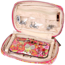 Load image into Gallery viewer, Jewelry Bag Small&lt;br&gt;Blossom Fuschia
