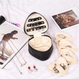 Heart Jewelry Case<br>Black