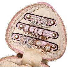 Load image into Gallery viewer, Heart Jewelry Case&lt;br&gt;Rose Pink
