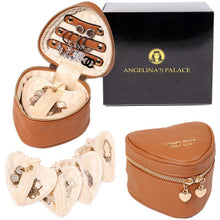 Load image into Gallery viewer, Heart Jewelry Case&lt;br&gt;Saddle
