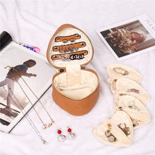 Load image into Gallery viewer, Heart Jewelry Case&lt;br&gt;Saddle
