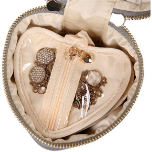 Heart Jewelry Case<br>Pewter
