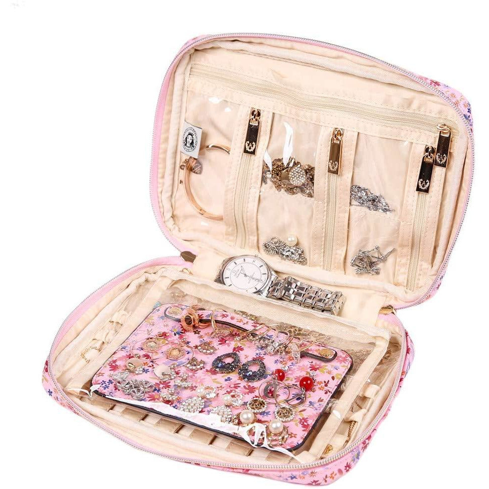 Jewelry Bag Large Blossom Pink