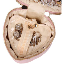 Load image into Gallery viewer, Heart Jewelry Case&lt;br&gt;Jelly Pink
