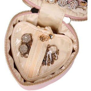 Heart Jewelry Case<br>Jelly Pink