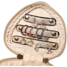 Load image into Gallery viewer, Heart Jewelry Case&lt;br&gt;Champagne
