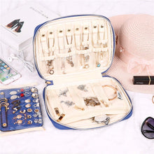 Load image into Gallery viewer, Jewelry Bag Large&lt;br&gt;Dark Chambray
