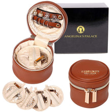 Load image into Gallery viewer, Round Jewelry Case&lt;br&gt;Bran
