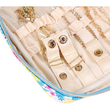 Load image into Gallery viewer, Jewelry Bag Large&lt;br&gt;Blossom Blue
